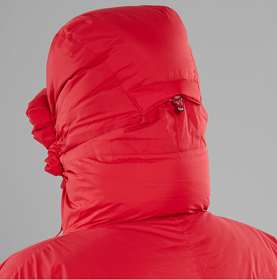 Парка мужская The North Face Himalayan Parka Red/Black - Фото 5 большая