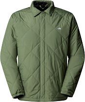Куртка мужская The North Face Afterburner Insulated Flannel Bark Mist/TNF Black Shadow Plaid