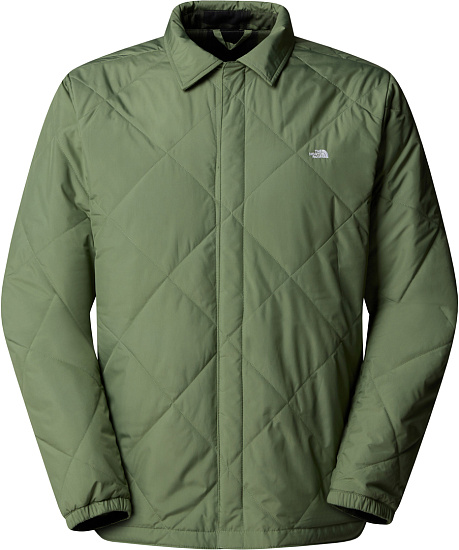Куртка мужская The North Face Afterburner Insulated Flannel Bark Mist/TNF Black Shadow Plaid - Фото 1 большая