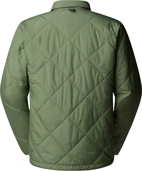 Куртка мужская The North Face Afterburner Insulated Flannel Bark Mist/TNF Black Shadow Plaid - Фото 2 большая