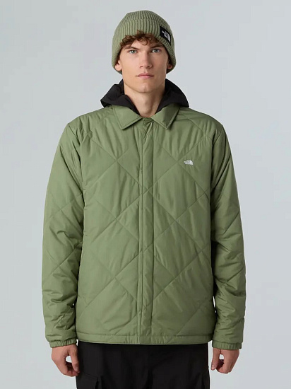 Куртка мужская The North Face Afterburner Insulated Flannel Bark Mist/TNF Black Shadow Plaid - Фото 4 большая
