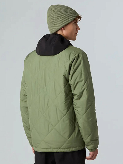 Куртка мужская The North Face Afterburner Insulated Flannel Bark Mist/TNF Black Shadow Plaid - Фото 5 большая