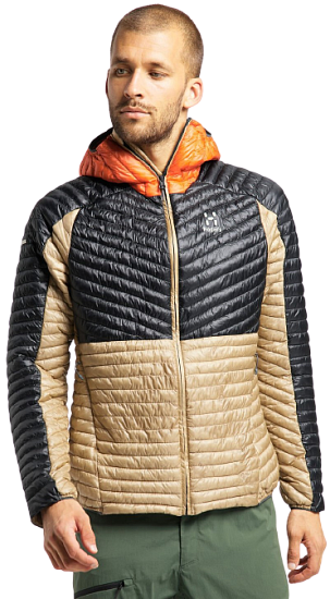 Куртка мужская Haglofs L.I.M Mimic Hood Sand/Magnetite - Фото 3 большая