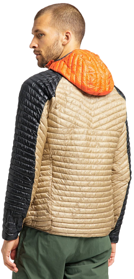 Куртка мужская Haglofs L.I.M Mimic Hood Sand/Magnetite - Фото 4 большая