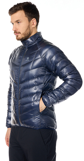 Куртка мужская Kailas Mont Lightweight Water-repellent Down French Navy Blue - Фото 2 большая