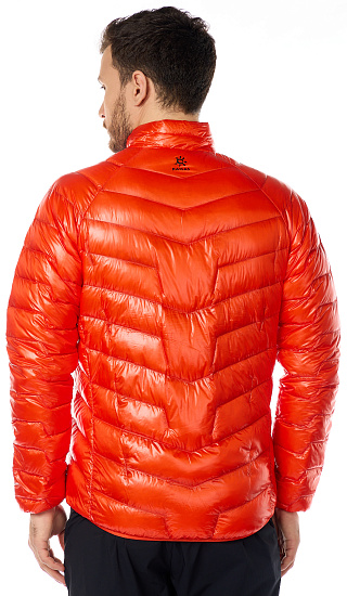 Куртка мужская Kailas Mont Lightweight Water-repellent Down Flame Red - Фото 3 большая