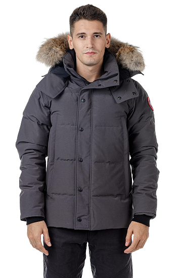 Куртка мужская Canada Goose Wyndham Parka Graphite - Фото 5 большая