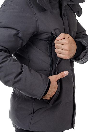Куртка мужская Canada Goose Wyndham Parka Graphite - Фото 10 большая
