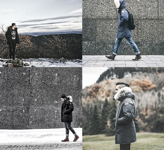 Парка мужская Canada Goose Langford Parka Black - Фото 14 большая