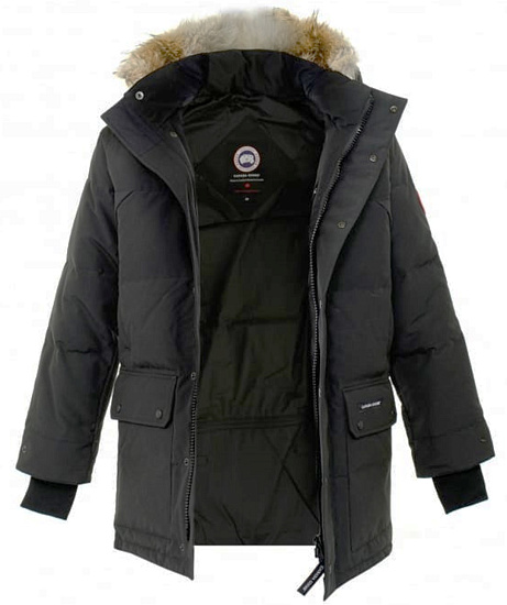 Куртка мужская Canada Goose Emory Parka Black - Фото 6 большая
