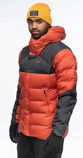Куртка мужская Bergans Roros Trekking Down Brick/Solid Dark Grey - Фото 2 большая