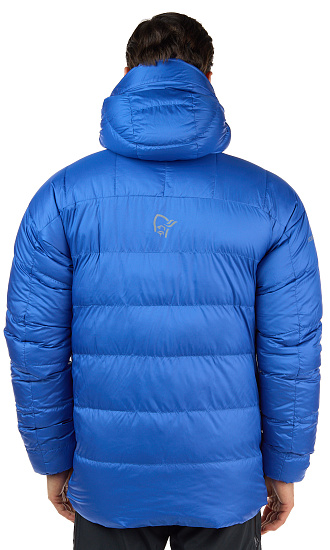 Куртка мужская Norrona Trollveggen Down 850 Olympian Blue - Фото 7 большая