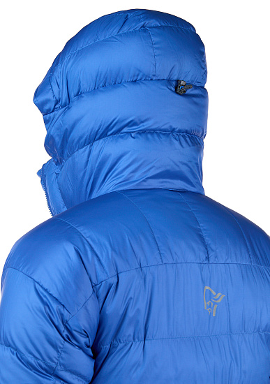 Куртка мужская Norrona Trollveggen Down 850 Olympian Blue - Фото 8 большая