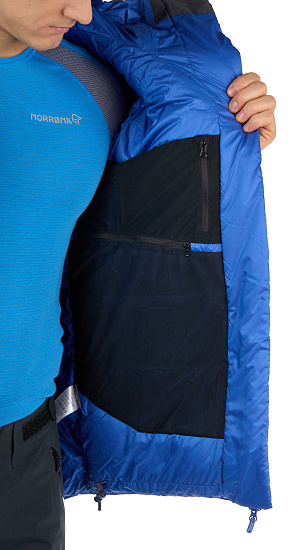 Куртка мужская Norrona Trollveggen Down 850 Olympian Blue - Фото 10 большая