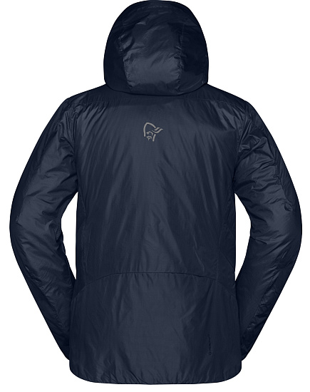 Куртка мужская Norrona Trollveggen Primaloft100 Zip Hood Indigo Night - Фото 2 большая