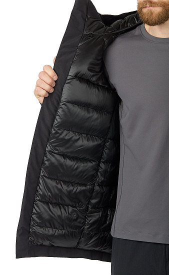 Куртка мужская Arcteryx Veilance Node Down Parka Black - Фото 8 большая