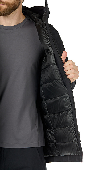 Куртка мужская Arcteryx Veilance Node Down Parka Black - Фото 9 большая