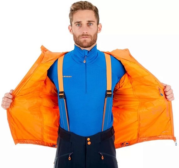 Куртка мужская Mammut Eigerjoch Advanced IN Hooded Sunrise - Фото 5 большая