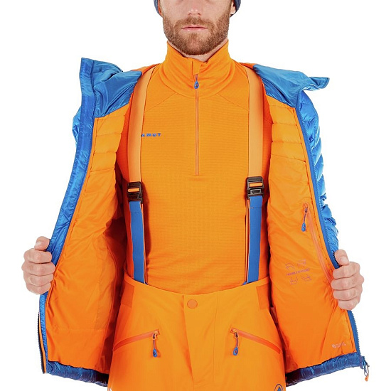 Куртка мужская Mammut Eigerjoch Advanced IN Hooded Ice - Фото 7 большая