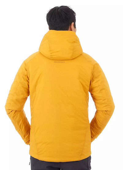 Куртка мужская Mammut Rime IN Flex Hooded Golden - Фото 3 большая