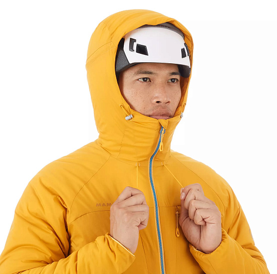 Куртка мужская Mammut Rime IN Flex Hooded Golden - Фото 5 большая