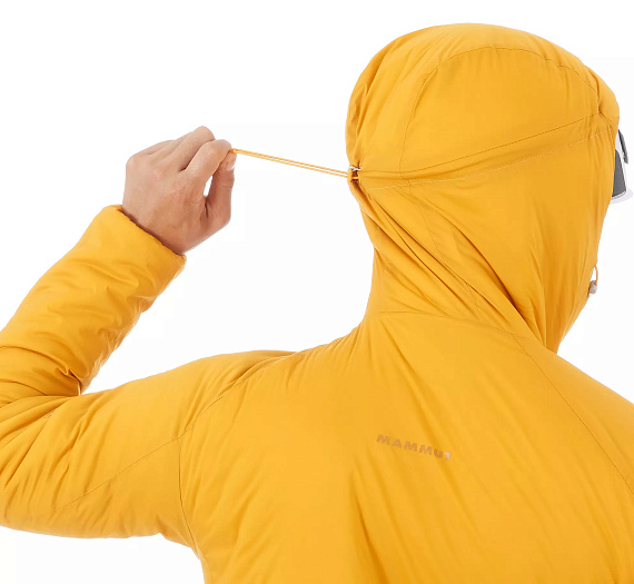 Куртка мужская Mammut Rime IN Flex Hooded Golden - Фото 6 большая