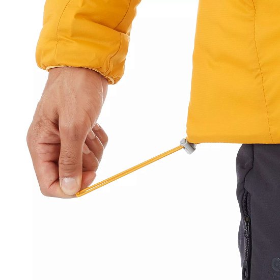 Куртка мужская Mammut Rime IN Flex Hooded Golden - Фото 8 большая