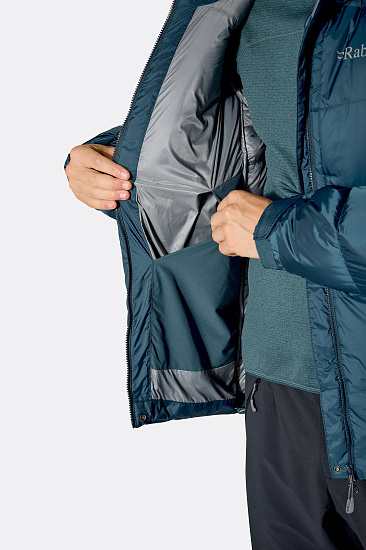 Куртка мужская Rab Positron Pro Hoody Tempest Blue - Фото 10 большая