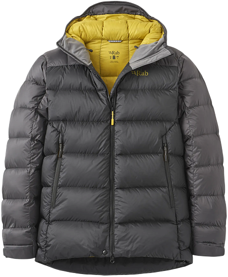 Куртка мужская Rab Neutrino Pro Hoody Black/Graphene - Фото 1 большая