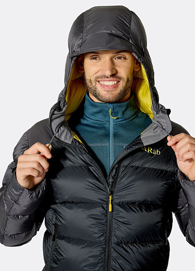 Куртка мужская Rab Neutrino Pro Hoody Black/Graphene - Фото 10 большая