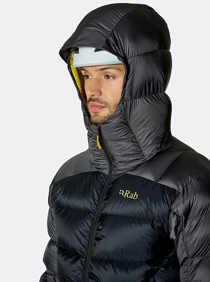 Куртка мужская Rab Neutrino Pro Hoody Black/Graphene - Фото 12 большая