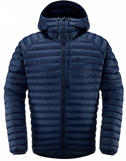 Куртка мужская Haglofs Essens Mimic Hood Tarn Blue - Фото 1 большая