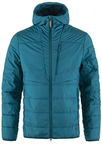 Куртка мужская Fjallraven Keb Padded Hoodie Deep Sea - Фото 2 большая