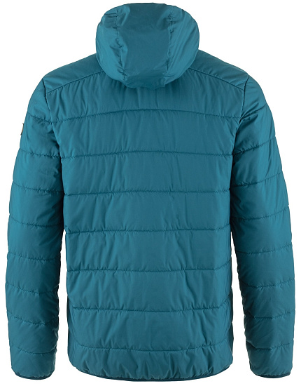 Куртка мужская Fjallraven Keb Padded Hoodie Deep Sea - Фото 3 большая