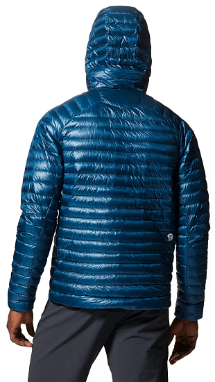 Куртка мужская Mountain Hardwear Ghost Whisperer/2 Hoody Dark Caspian - Фото 3 большая