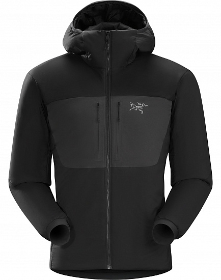 Куртка мужская Arcteryx Proton AR Hoody Black - Фото 1 большая