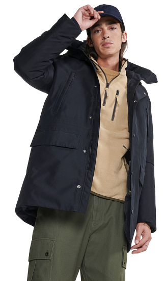 Парка мужская Aigle Aiw24Moui014 Noir - Фото 2 большая
