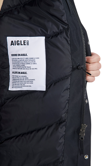 Парка мужская Aigle Aiw24Moui014 Noir - Фото 8 большая