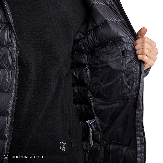 Куртка мужская Norrona Lyngen Lightweight Down750 Caviar - Фото 5 большая