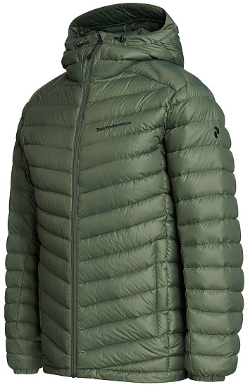 Куртка мужская Peak Performance Frost Down Hoody Thrill Green - Фото 2 большая