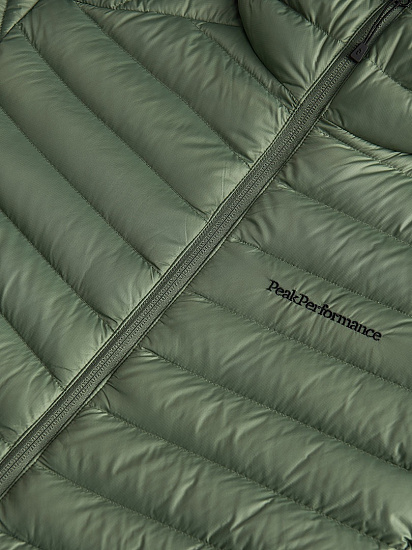 Куртка мужская Peak Performance Frost Down Hoody Thrill Green - Фото 4 большая