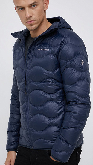 Куртка мужская Peak Performance Helium Hoody Blue Shadow - Фото 5 большая