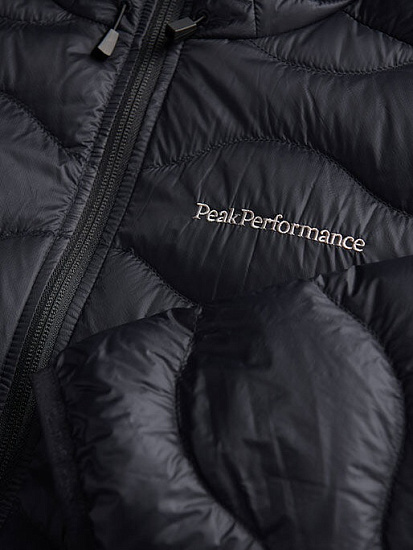 Куртка мужская Peak Performance Helium Hoody Black - Фото 2 большая