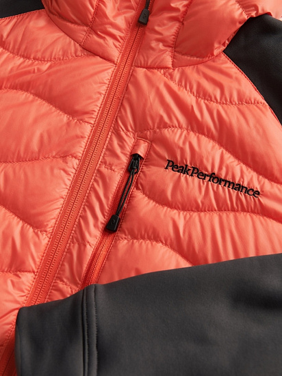 Куртка мужская Peak Performance Helium Hybrid Hoody Zeal Orange - Фото 2 большая
