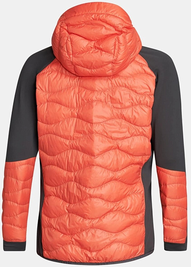 Куртка мужская Peak Performance Helium Hybrid Hoody Zeal Orange - Фото 5 большая
