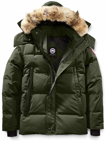 Куртка мужская Canada Goose Wyndham Parka Military Green - Фото 1 большая