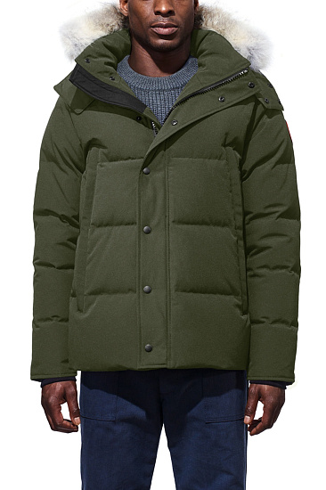 Куртка мужская Canada Goose Wyndham Parka Military Green - Фото 2 большая