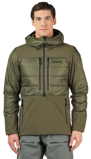 Куртка мужская Norrona Lofoten Primaloft80 Anorak Olive Night - Фото 5 большая