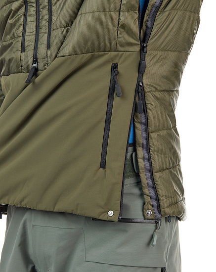 Куртка мужская Norrona Lofoten Primaloft80 Anorak Olive Night - Фото 10 большая