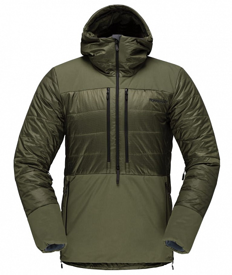 Куртка мужская Norrona Lofoten Primaloft80 Anorak Olive Night